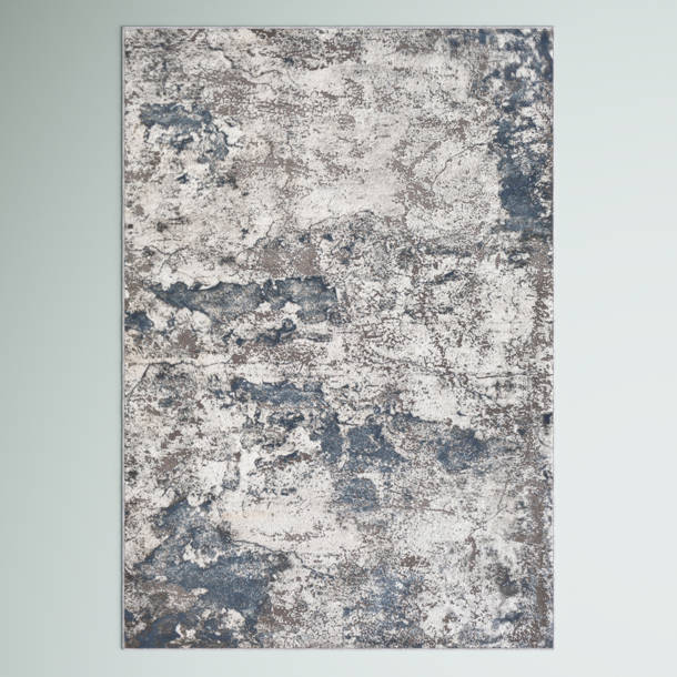 Greyleigh™ Bridgeton Denim/Gray Rug & Reviews Wayfair